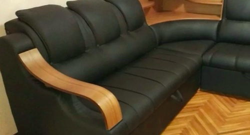 Перетяжка кожаного дивана. Красновишерск